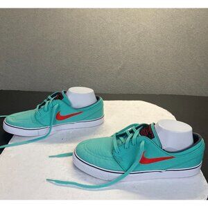 Nike Sb Stefan Janoski Zoom Canvas Shoes Crystal Mint Skateboarding Mens 10.5